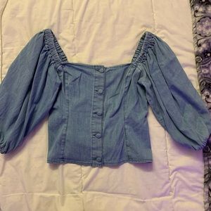 H&M Poufy Sleeve Top
